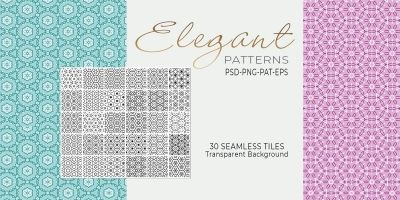 30 Elegant Seamless Tileable Patterns