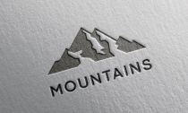 Mountains Logo Template Screenshot 1