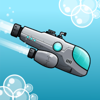 Futuristic Submarine 2D Game Sprites