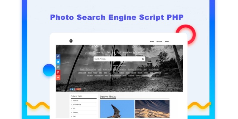 Photo Search Engine Script PHP