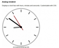 W3Flints Clock Timer JavaScript Screenshot 1