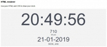 W3Flints Clock Timer JavaScript Screenshot 3