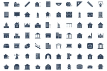 150 Buildings Vector Icons Pack Screenshot 5