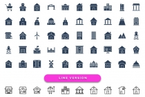 150 Buildings Vector Icons Pack Screenshot 6