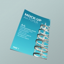 5 Mock-Up Flyer PSD Templates A4  Screenshot 1
