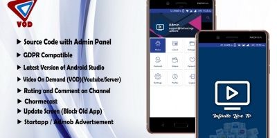 APKLand Live TV APP with Admin Panel