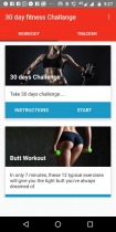 30 Day Fitness Challenge Android App Screenshot 1