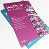 5 Mock-Up Flyer PSD Templates A4 