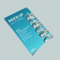 5 Mock-Up Flyer PSD Templates A4  Screenshot 3