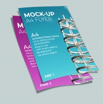 5 Mock-Up Flyer PSD Templates A4  Screenshot 4