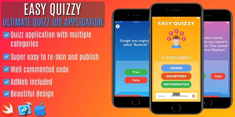 Quiz Application - iOS Xcode Project