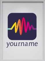 Radio Station Button Logo Screenshot 1