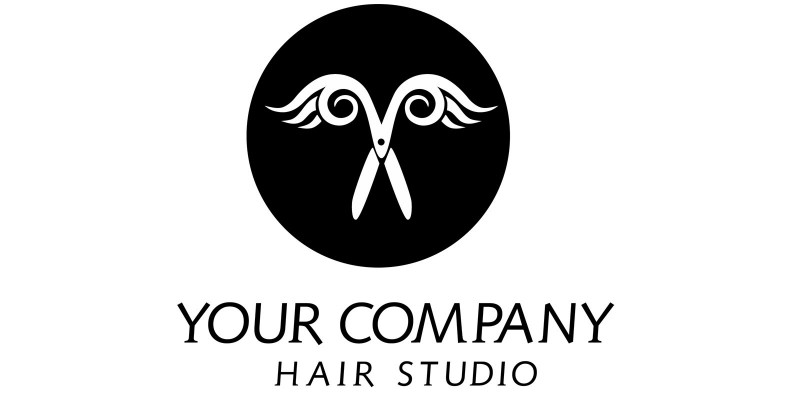 Winged Scissors Logo