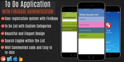 To Do Application With Firebase - iOS Source Code