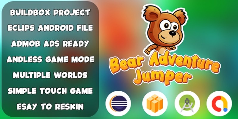 Bear Adventure Jumper  Buildbox template