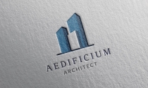 Aedificium Logo Template Screenshot 1