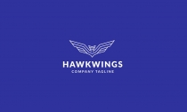 Hawk Wings Logo Template Screenshot 3