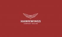 Hawk Wings Logo Template Screenshot 4