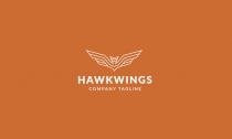 Hawk Wings Logo Template Screenshot 5