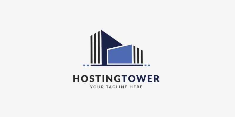 Hosting Tower Logo Template