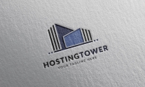 Hosting Tower Logo Template Screenshot 1