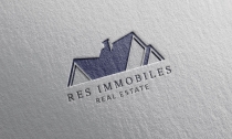 Res Immobiles Logo Template Screenshot 1