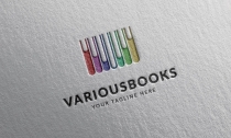 Various Books Logo Template Screenshot 1