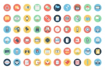 155 Communication Color Isolated Vector icon Pack Screenshot 2