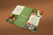 Trifold Vegan Food Brochure - 2 Templates Screenshot 2