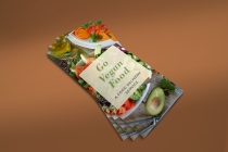 Trifold Vegan Food Brochure - 2 Templates Screenshot 3