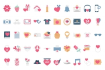 100 Valentines Day Color Isolated Vector Icons Screenshot 2