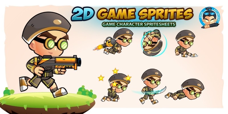 2D Game Character Sprites