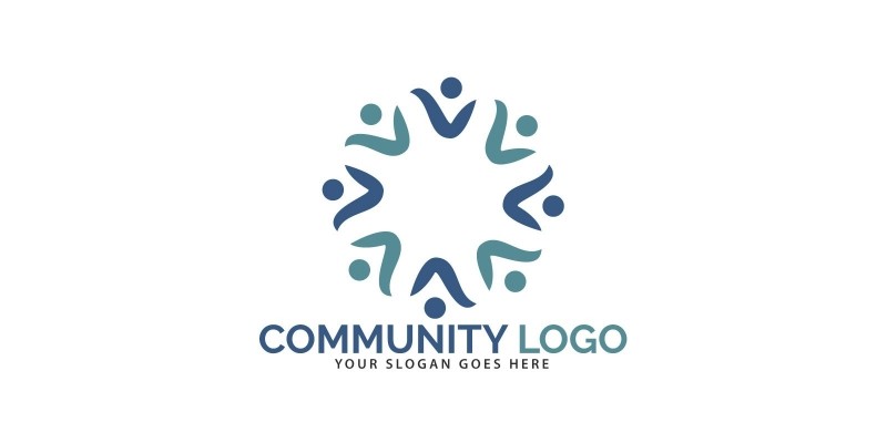 Community Logo Design Teamwork