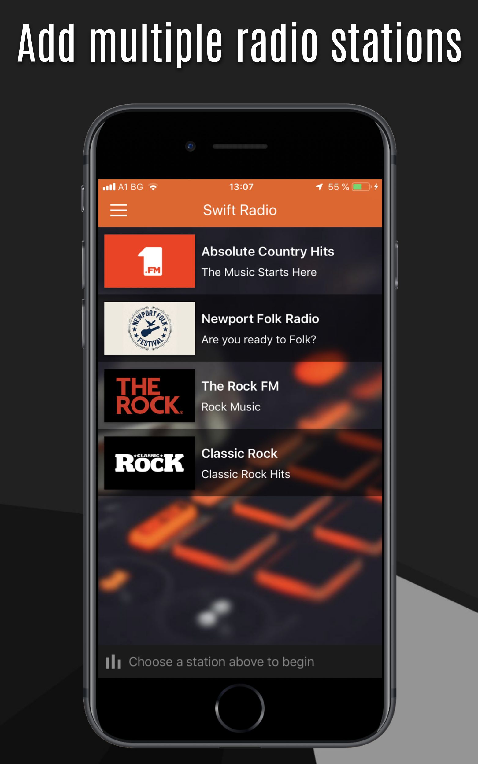 iOS Radio Stations Player by Yuradolotov Codester