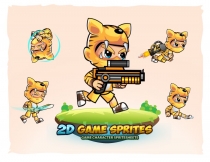 Tiger Boy 2D Game Sprites Screenshot 1