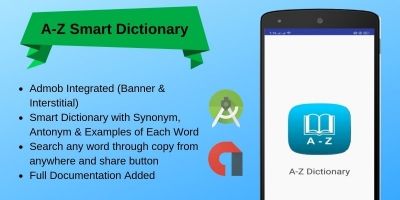 A-Z Smart Dictionary  - Android Source Code