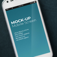 Mobile Mock-Up PSD Template