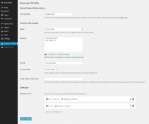 Business Contact Info WordPress Plugin  Screenshot 2