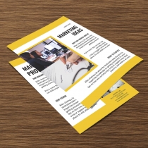 Professional Marketing Flyer - A4 PSD Templates Screenshot 1