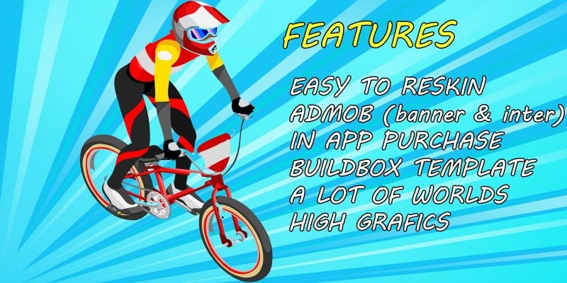 BMX King Adventure  - Buildbox Game Template