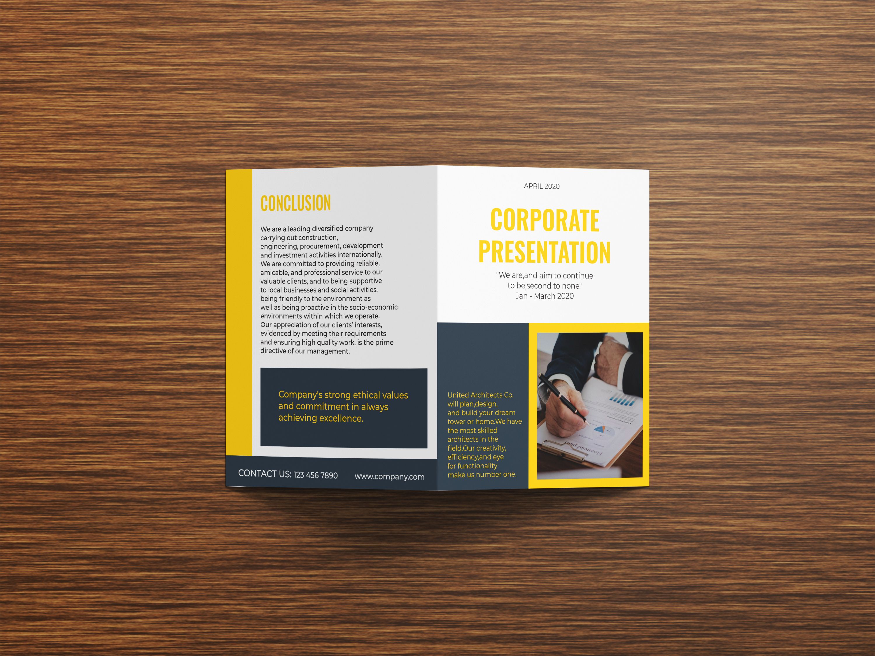 4 Fold Brochure Template