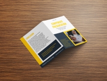 Bi-Fold Marketing Brochure A4  – PSD AI Template Screenshot 1