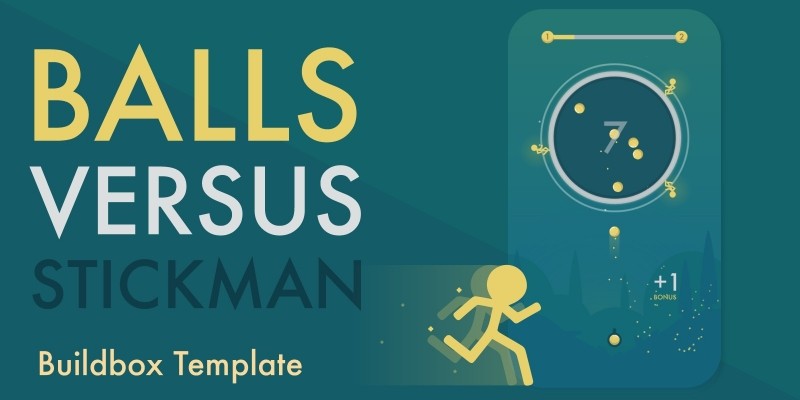 Balls vs Stickman - Buildbox Game Template