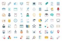 175 Education Color Vector Icons Pack Screenshot 2