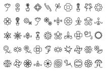 400 Florals & Flower in Different Style Vector Screenshot 6