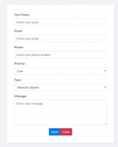 MetroContact - PHP Contact Form Template Screenshot 2