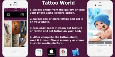 Tattoo World - iOS Source Code