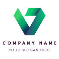 Modern Letter V Logo Design