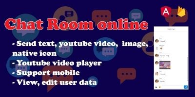 Chat Room Online - Angular Firebase