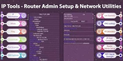 Network IP Tools - Network Utilities Android App